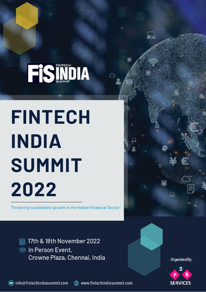 Fintech India Summit 2022 — Event Poster