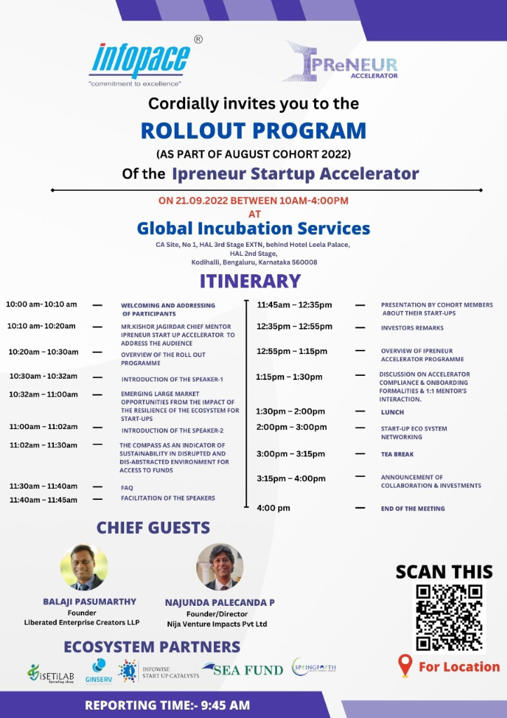 Ipreneur Startup Accelerator Rollout Program