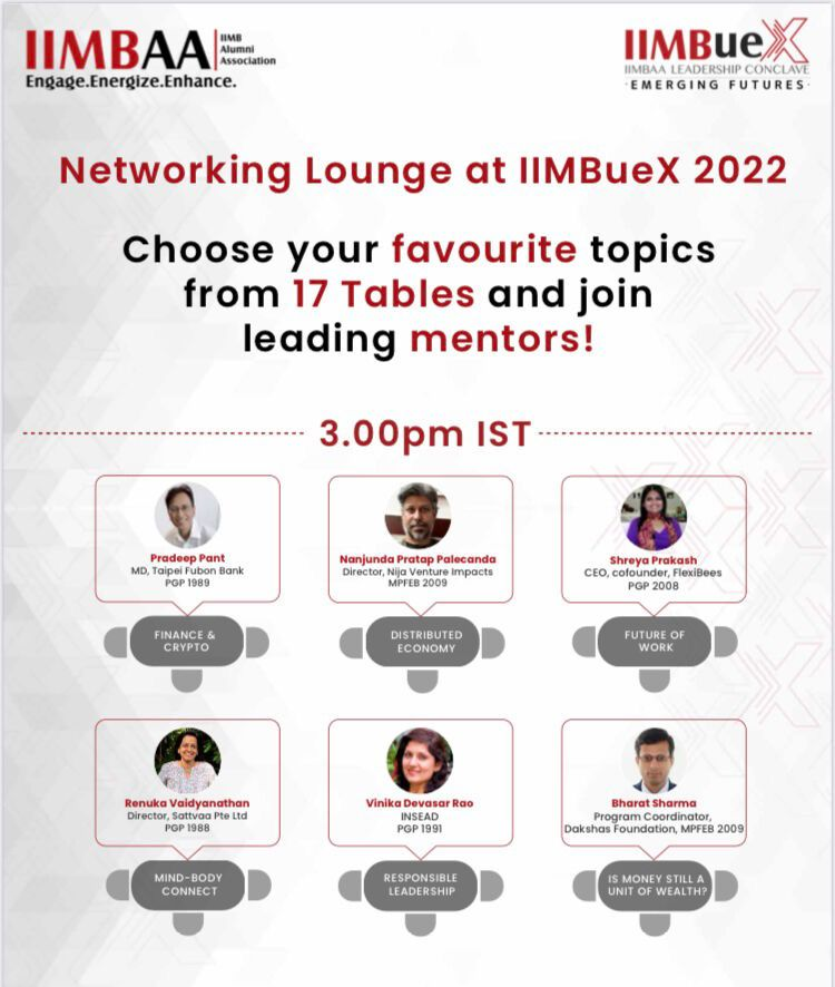 IIMBueX 2022 Networking Lounge — Distributed Economy